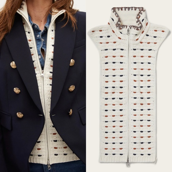 Veronica Beard Accessories - NWT Veronica Beard Santo Knit Dickey